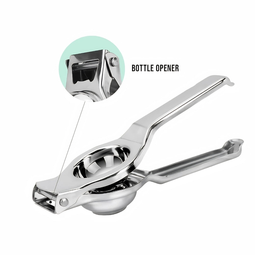 Stainless Steel Citrus Juicer — Manual Lemon Press 6