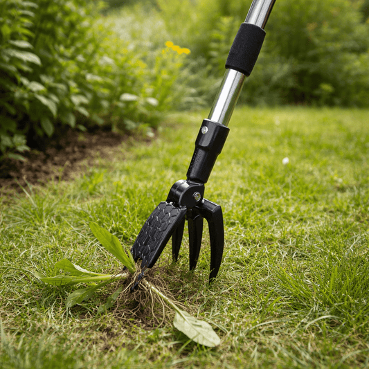 Stand-Up Weed Puller — 122 cm Ergonomic Steel Remover 1