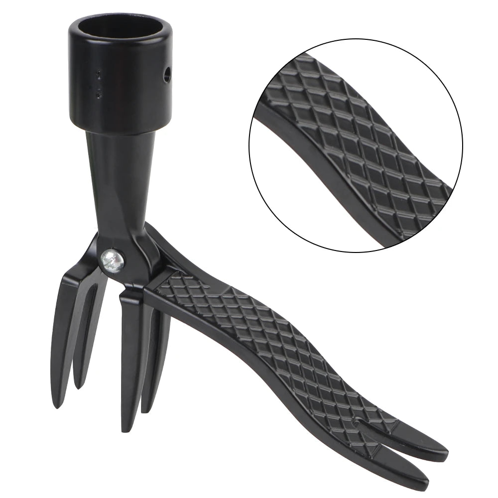 Stand-Up Weed Puller — 122 cm Ergonomic Steel Remover 6
