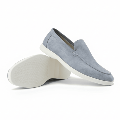 Suede Slip-On Loafers — Cushioned Comfort Insole 1