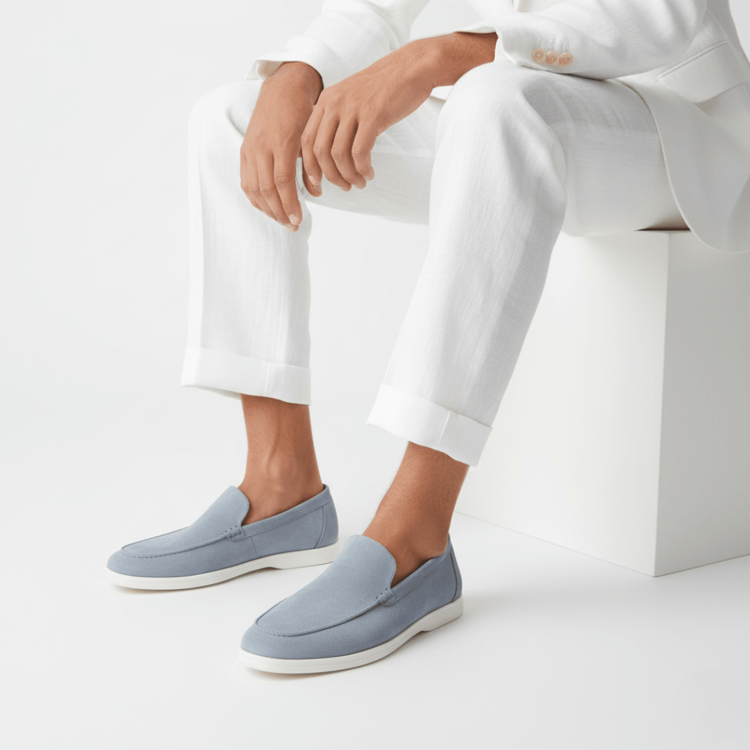Suede Slip-On Loafers — Cushioned Comfort Insole 2