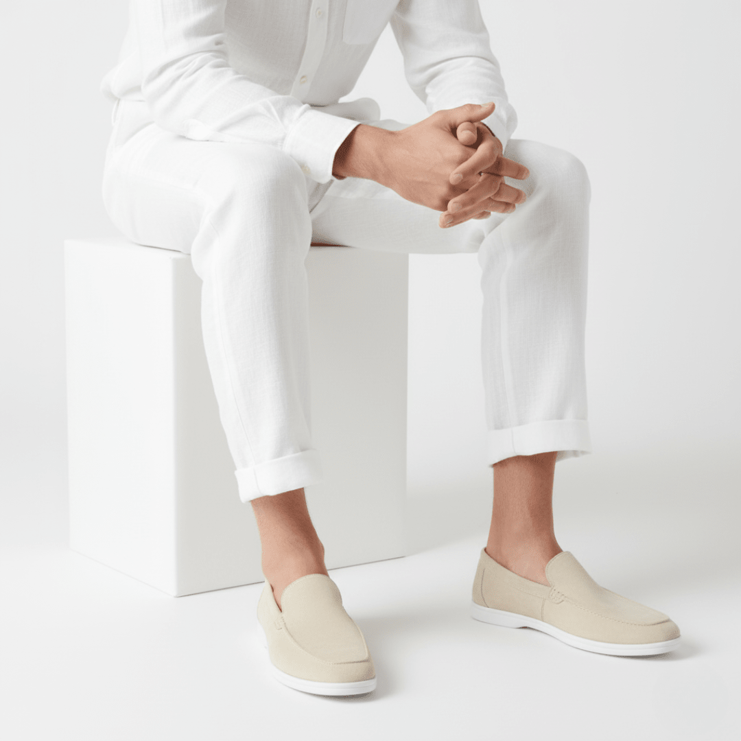 Suede Slip-On Loafers — Cushioned Comfort Insole 4