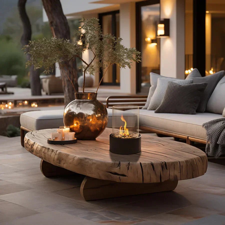Tabletop Bioethanol Fireplace — Smokeless Warm Glow 9