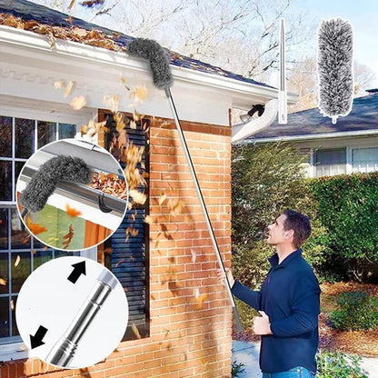 Telescopic Duster — Extendable 2.8m & Machine Washable 2