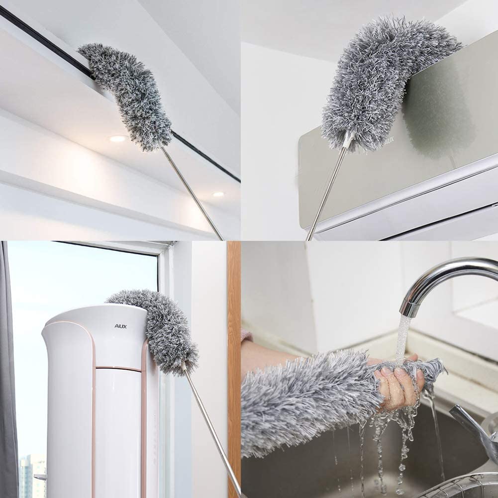 Telescopic Duster — Extendable 2.8m & Machine Washable 6