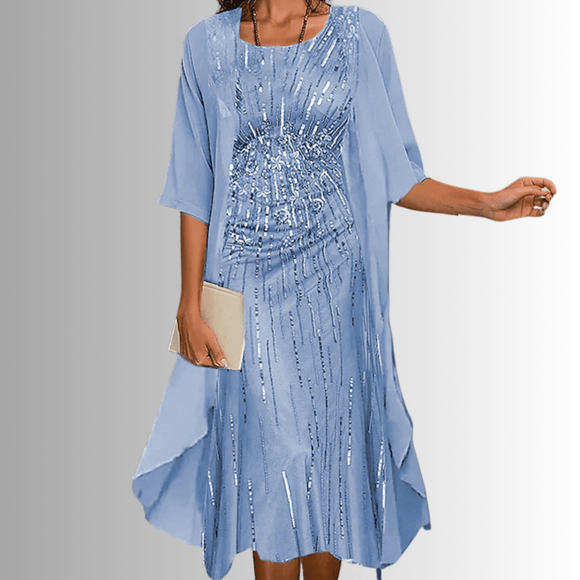 Two-Piece Summer Set — Blouse and Flowy Dress 4