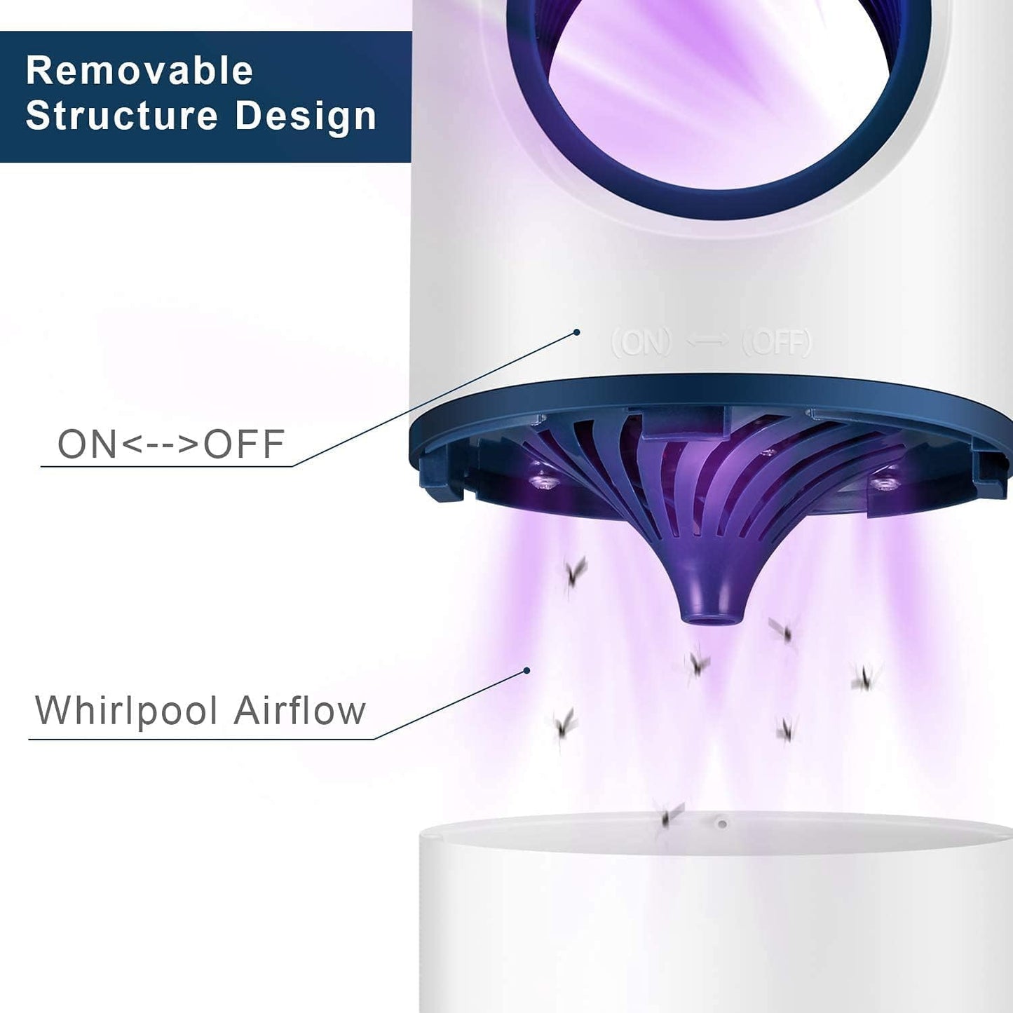 UV Insect Trap for Mosquitoes and Flies 6