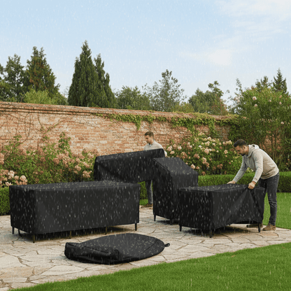 Waterproof Polyester Outdoor Table Cover 1