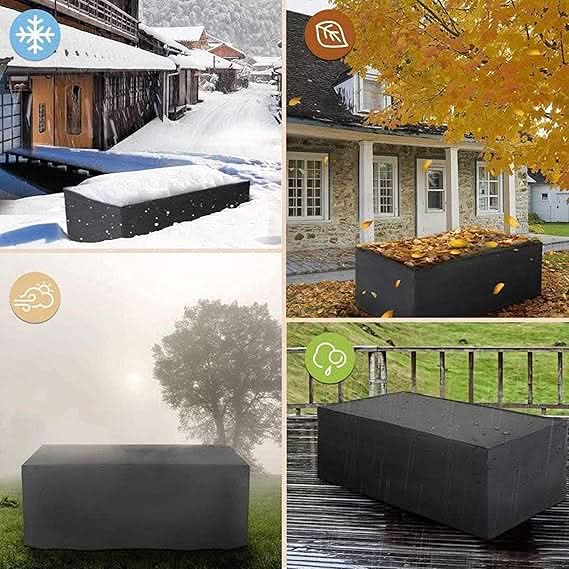 Waterproof Polyester Outdoor Table Cover 6