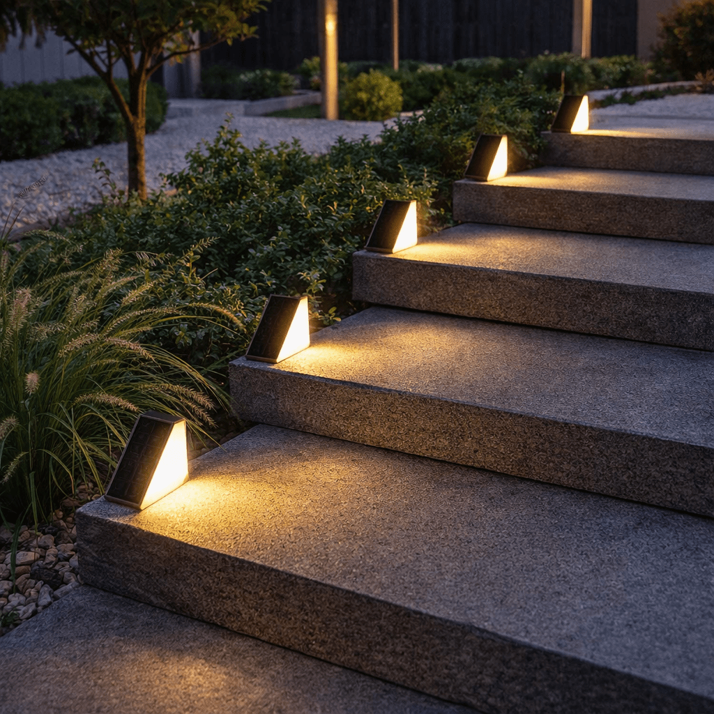 Waterproof Solar Garden Step Lights, IP67 1