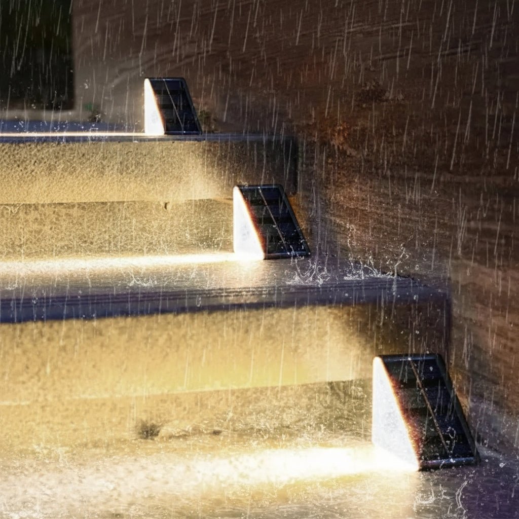 Waterproof Solar Garden Step Lights, IP67 5
