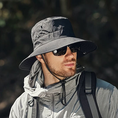 Wide-Brim Sun Hat with UV Protection 1