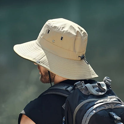 Wide-Brim Sun Hat with UV Protection 4