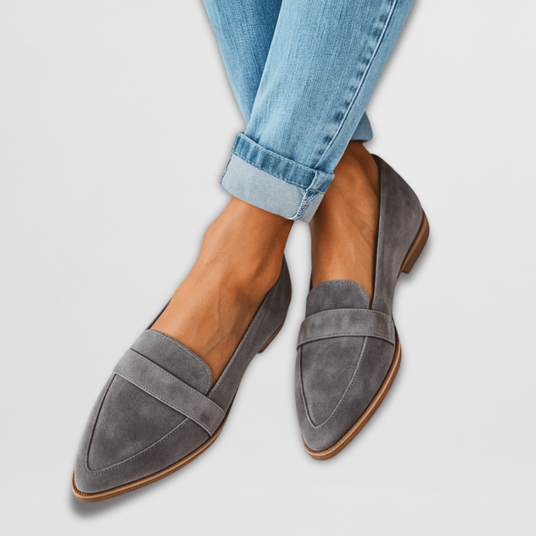 Women's Pointed Suede Loafers — Elegant Slip-On 2